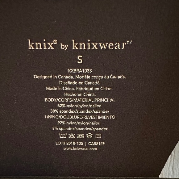 Knix black sports bra - Picture 3 of 4